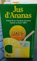 Mängden socker i Jus d'ananas