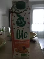 Mängden socker i Jus d'orange, mangue et carotte bio