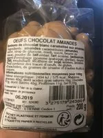 Mängden socker i Oeufs chocolat amandes