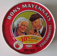 Mängden socker i Coulommiers