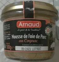 Mängden socker i Mousse de Foie Porc au cognac