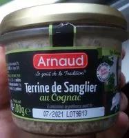 Mängden socker i Terrine de Sanglier au Cognac