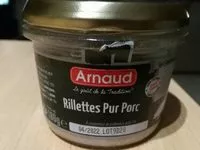 Mängden socker i Rillettes pur porc
