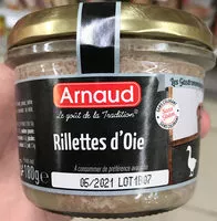 Mängden socker i Rillettes d'oie