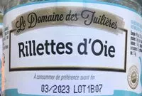 Mängden socker i Rillettes d'oie