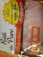 Mängden socker i Roti de porc cuit dore au four PETITGAS, 4 tranches