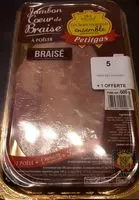 Mängden socker i Jambon coeur de braise