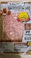 Mängden socker i Saucisson sec aux noisettes
