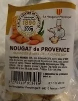 Mängden socker i Nougat de Provence