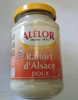 Mängden socker i Raifort doux d'Alsace