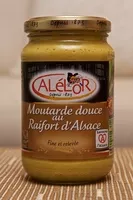 Mängden socker i Moutarde douce au Raifort d'Alsace