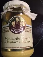 Mängden socker i Moutarde douce au raifort