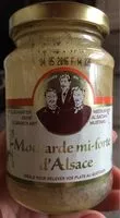 Mängden socker i Moutarde mi-forte d'Alsace