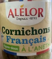 Mängden socker i Cornichons Français