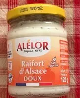 Mängden socker i Raifort doux d'Alsace