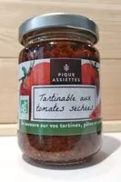 Mängden socker i Tartinable aux Tomates séchées Bio 120g