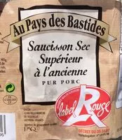 Mängden socker i Saucisson sec supérieur à l'ancienne Label Rouge