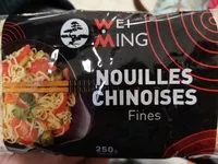 Mängden socker i Nouilles chinoises fines