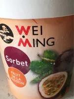 Mängden socker i Sorbet Fruit de la Passion