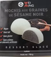 Mängden socker i Mochis aux graines de sésame noir