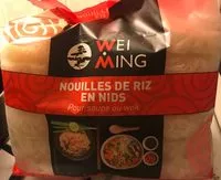 Mängden socker i Nouille de riz en nids