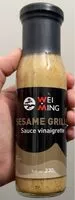 Mängden socker i Sauce vinaigrette Sésame grille