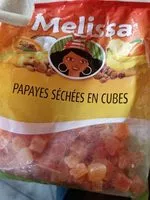Mängden socker i Papayes séchées sucrées en cubes