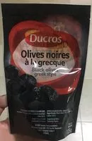 Mängden socker i Ducros Black Olives Greek Style