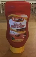 Mängden socker i Ducros Hot Tomato Ketchup