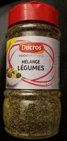 Mängden socker i Ducros mélange légumes