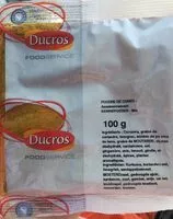 Mängden socker i Poudre de curry