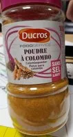 Mängden socker i 230G Poudre Colombo Ducros