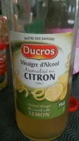 Mängden socker i Vinaigre d'alcool au citron
