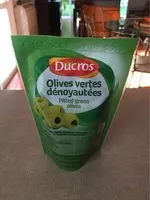 Mängden socker i Ducros Green Pitted Olives 100g