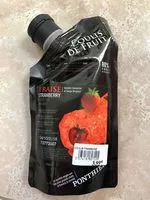 Mängden socker i Coulis de fraise