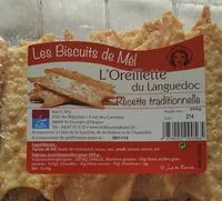 Mängden socker i Oreillette du languedoc