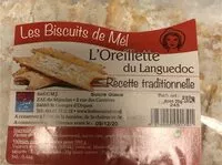 Mängden socker i Oreillette du languedoc