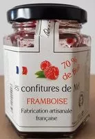 Mängden socker i Confiture de framboise