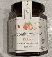 Mängden socker i Confiture de fraise