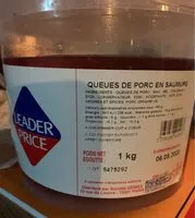 Mängden socker i Queue de porc en saumure