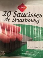 Mängden socker i Saucisses de strasbourg