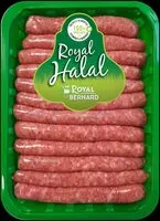 Mängden socker i 12 Saucisses nature 100% volaille Halal