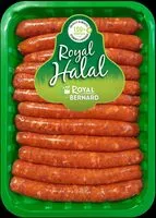 Mängden socker i 12 Merguez 100% volaille Halal