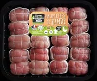 Mängden socker i 20 Paupiettes de dinde