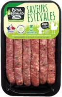 Mängden socker i 6 saucisses de dinde aux herbes