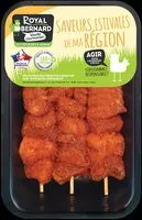 Mängden socker i 3 Brochettes de Filet de Poulet paprika et cumin