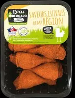 Mängden socker i 8 Pilons de poulet assaisonné au paprika