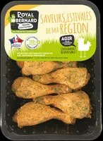 Mängden socker i 8 Pilons de poulet assaisonné à la Provençale