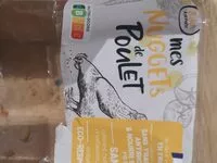 Mängden socker i Nuggets de poulet
