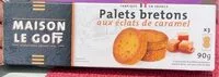 Mängden socker i Palets Bretons aux éclats de caramel